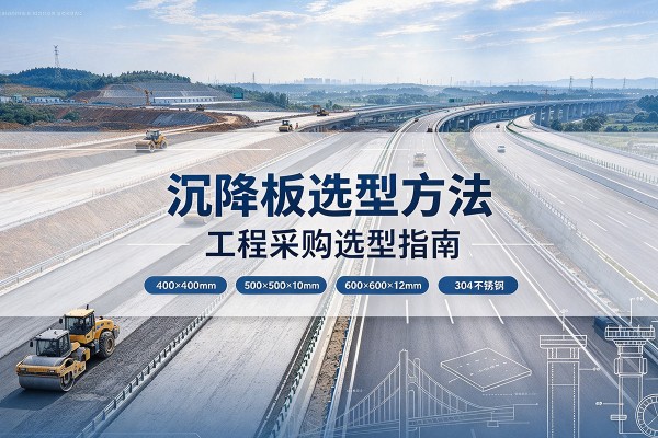 平桥沉降板选择方法