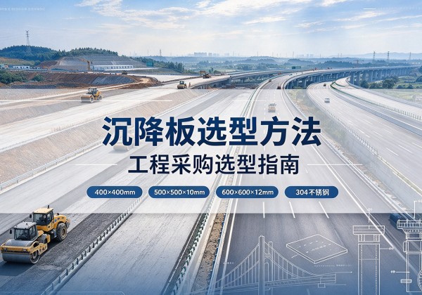 平桥沉降板选择方法
